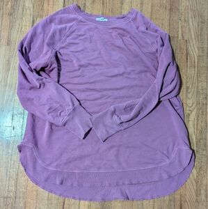 Women's Purple Long Sleeve Sweater Top